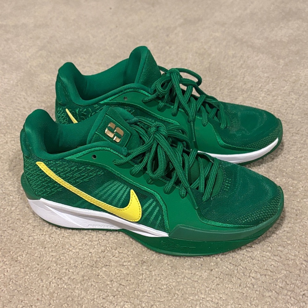 Nike Sabrina 2 Oregon Green Yellow  Basketball Shoes Girls